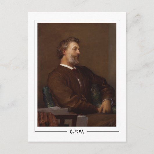 George Frederic Watts #17 - Kunstmatig Briefkaart (Voorkant)