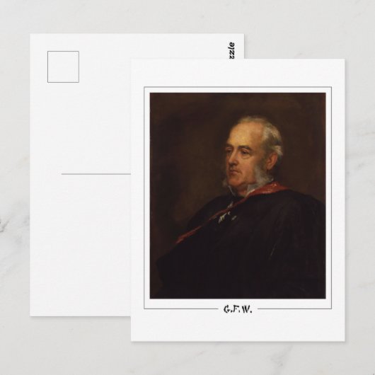 George Frederic Watts #182 - Kunstmatig Briefkaart (Voorkant / Achterkant)