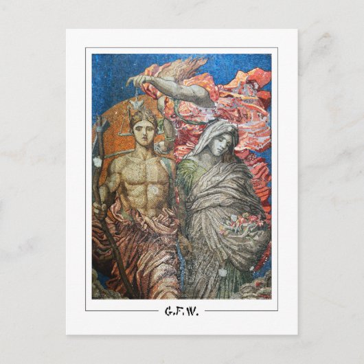 George Frederic Watts #24 - Kunstmatig Briefkaart (Voorkant)