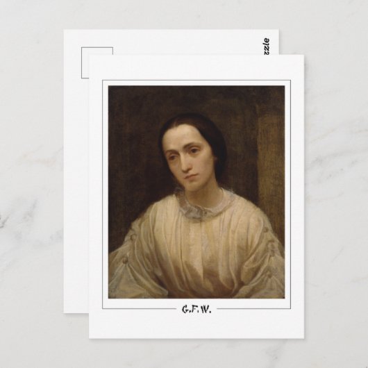 George Frederic Watts #26 - Kunstmatig Briefkaart (Voorkant / Achterkant)