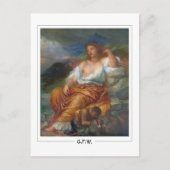 George Frederic Watts #28 - Briefkaart met fijne k (Voorkant)