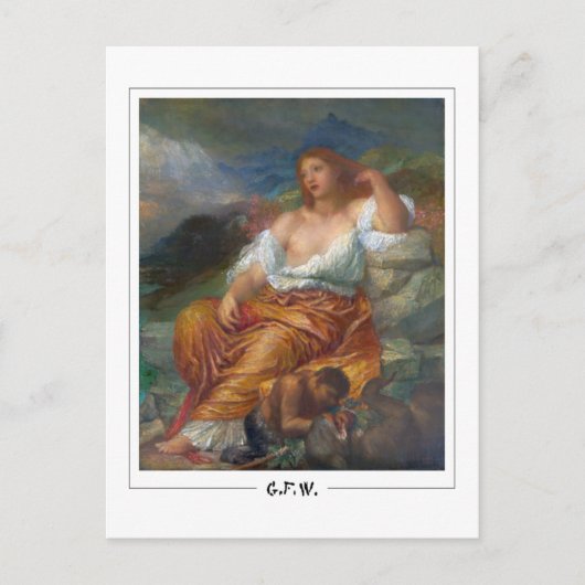 George Frederic Watts #28 - Briefkaart met fijne k (Voorkant)