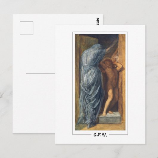 George Frederic Watts #86 - Kunstmatig Briefkaart (Voorkant / Achterkant)