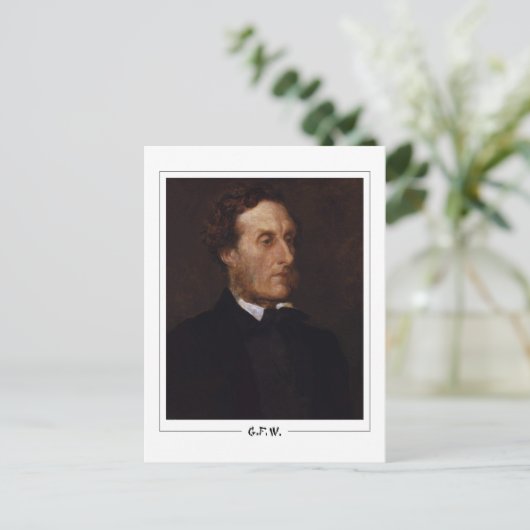 George Frederic Watts #91 - Briefkaart met fijne k (Staand voorkant)