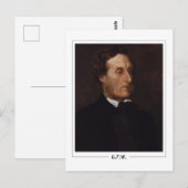 George Frederic Watts #91 - Briefkaart met fijne k (Voorkant / Achterkant)
