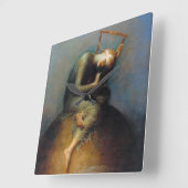 George Frederic Watts: Hoop Vierkante Klok (Hoek)