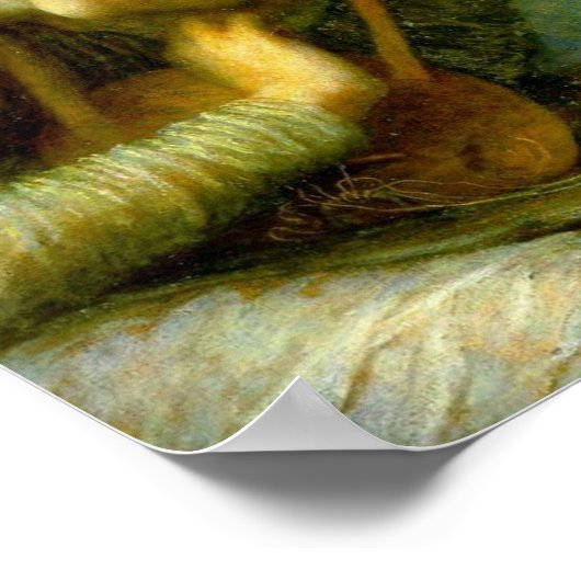 George Frederic Watts Hope (Hoge Resolutie) Poster (Hoek)