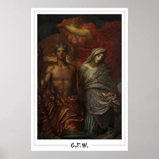 George Frederic Watts Zedign Art Poster #189 (Voorkant)