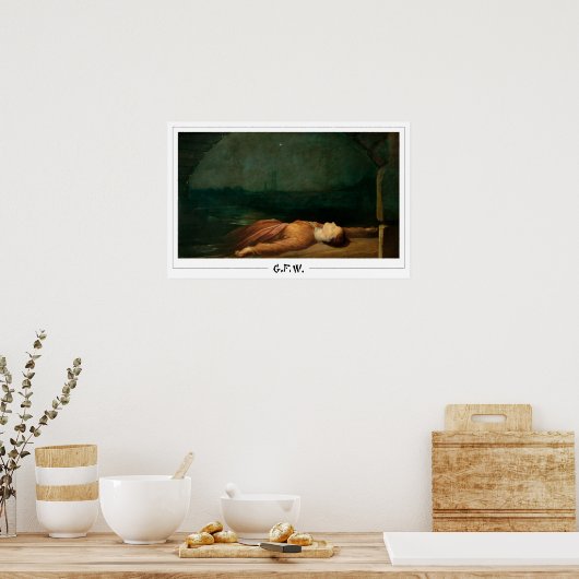 George Frederic Watts Zedign Art Poster #55 (Keuken)