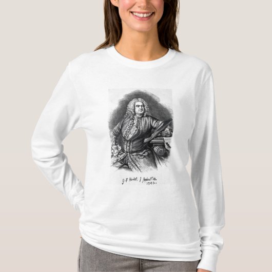 George Frederick Handel, 1749 T-shirt (Voorkant)
