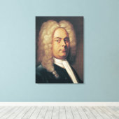 George Frederick Handel Canvas Afdruk (Insitu (Houten vloer))