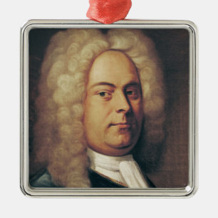 George Frederick Handel Metalen Ornament