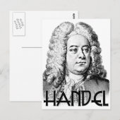 George Frideric Handel Briefkaart (Voorkant / Achterkant)