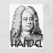 George Frideric Handel Briefkaart (Voorkant)
