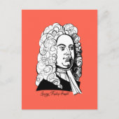 George Frideric Handel Briefkaart (Voorkant)