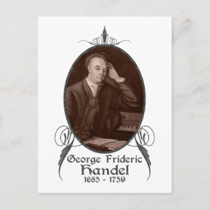 George Frideric Handel Briefkaart