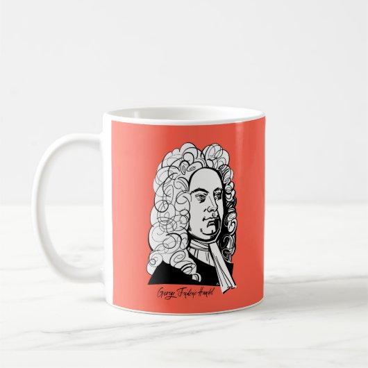 George Frideric Handel Koffiemok (Links)