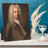George Frideric Handel Portrait Fotoplaat (Zijkant)