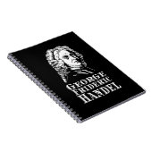 George Frideric Handel Portrait Notitieboek (Rechterzijde)
