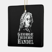 George Frideric Handel Portret Keramisch Ornament (Links)