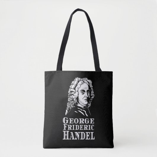 George Frideric Handel Portret Tote Bag (Voorkant)