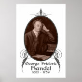 George Frideric Handel Poster (Voorkant)