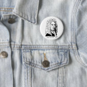George Frideric Handel Ronde Button 5,7 Cm (In situ)