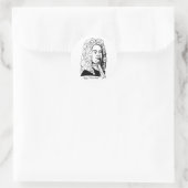 George Frideric Handel Ronde Sticker (Tas)