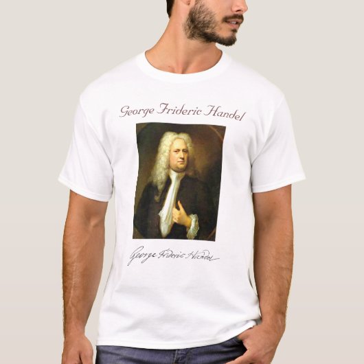 GEORGE FRIDERIC HANDEL T-SHIRT (Voorkant)
