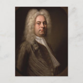 George Frideric Hanel van Balthasar Denner Briefkaart (Voorkant)
