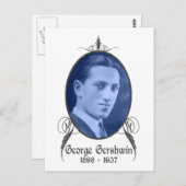George Gershwin Briefkaart (Voorkant / Achterkant)
