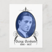 George Gershwin Briefkaart (Voorkant)