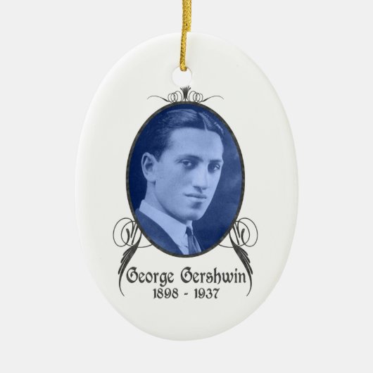 George Gershwin Ornament (Voorkant)