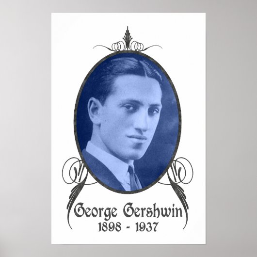 George Gershwin Poster (Voorkant)