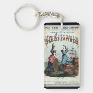 George Griswold Clipper zeilschip 1863 Sleutelhanger