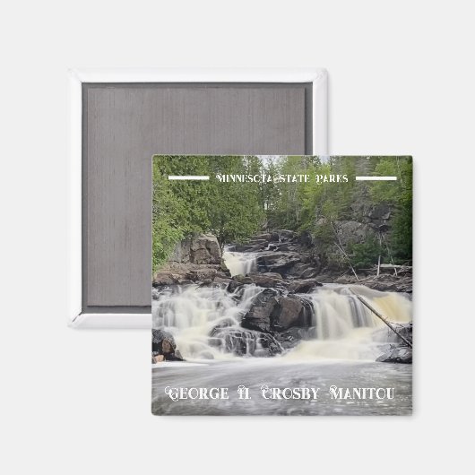 George H. Crosby Manitou State Park Magnet (Voorkant / Achterkant)