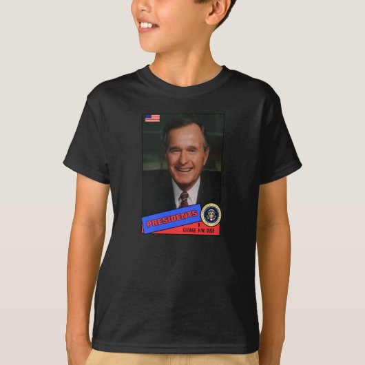 George H.W. Bush-honkaarten T-shirt (Voorkant)