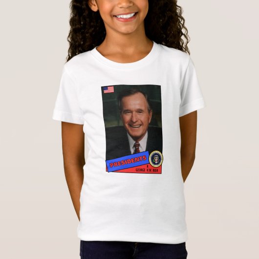 George H.W. Bush-honkaarten T-shirt (Voorkant)