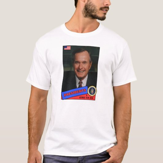 George H.W. Bush-honkaarten T-shirt (Voorkant)