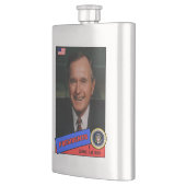 George H.W. Bush-honkbalkaart Heupfles (Links)