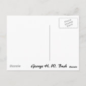 George H. W. Struik 41 Briefkaart (Achterkant)