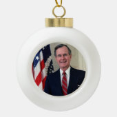 George H. W. Struik Keramische Bal Ornament (Voorkant)