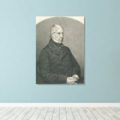 George Hamilton-Gordon, 4th Earl of Aberdeen Canvas Afdruk (Insitu (Houten vloer))