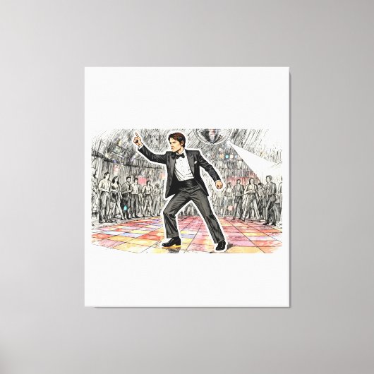 George Hamilton (Resident evil uitbraak) Canvas Afdruk (Voorkant)