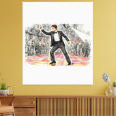 George Hamilton (Resident evil uitbraak) Canvas Afdruk (Insitu (Woonkamer))