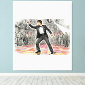 George Hamilton (Resident evil uitbraak) Canvas Afdruk (Insitu (Houten vloer))