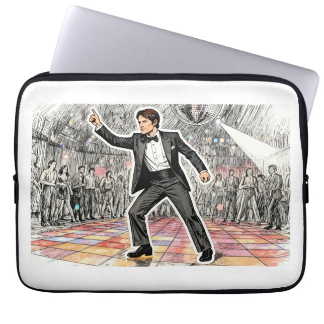 George Hamilton (Resident evil uitbraak) Laptop Sleeve (Voorkant)