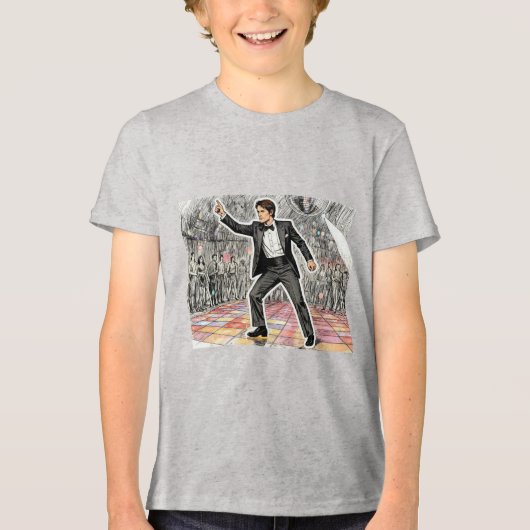George Hamilton (Resident evil uitbraak) Tri-Blend Shirt (Voorkant)
