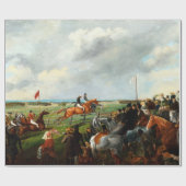 George Hamilton The First Steeplechase in South Cadeaupapier (Vlak)