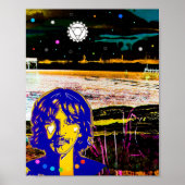 George Harrison Art print 'Pas op van donkere tint (Voorkant)